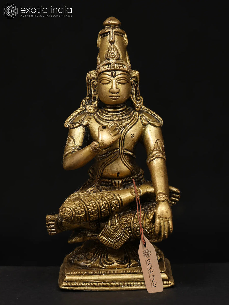Handcrafted Brass Sculpture of Lord Rama for Home Pooja