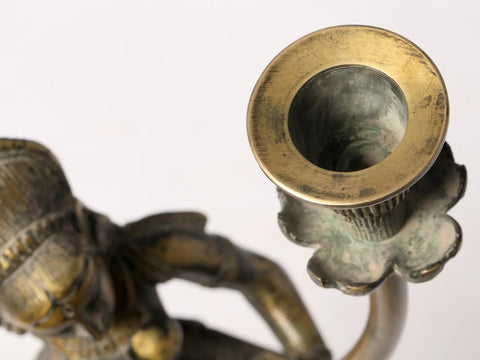 Brass Candle Stand -Inspired by Khajuraho | Candle Holder Stand
