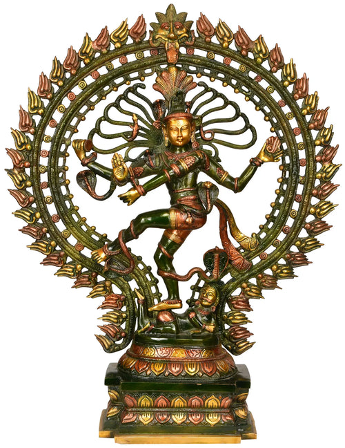28" Lord Shiva Nataraja Handmade Brass Statue