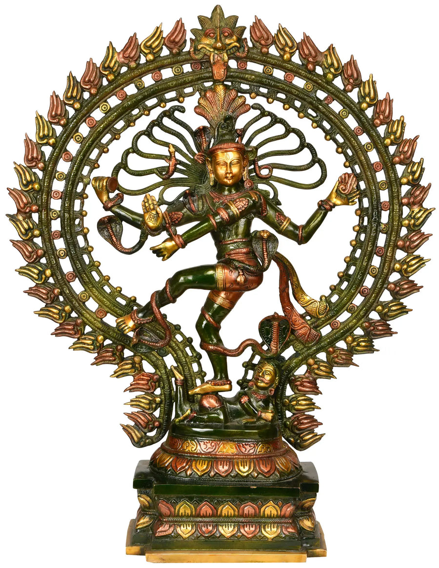 28" Lord Shiva Nataraja Handmade Brass Statue
