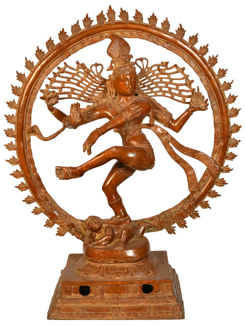 40" Large Nataraja Brass Statue Handmade