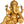 13" Relaxing Ganesha Sculpture in Brass | Handmade | Made in India