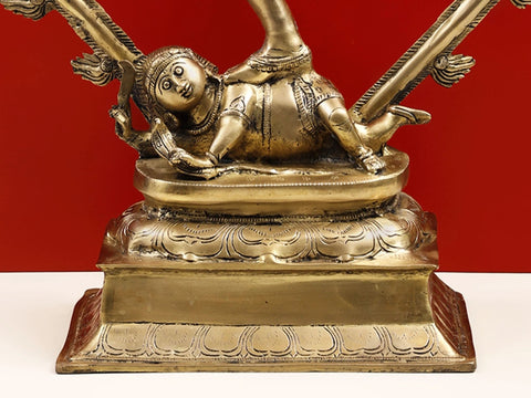 36" Large Lord Shiva as Nataraja Brass Sculpture | Handcrafted In India