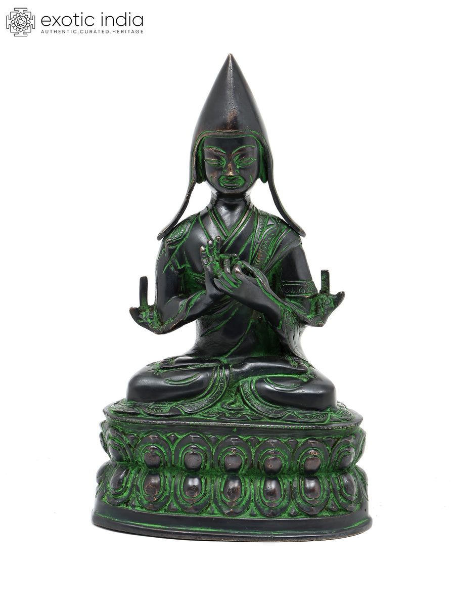 Tsongkhapa Handmade Brass Statue