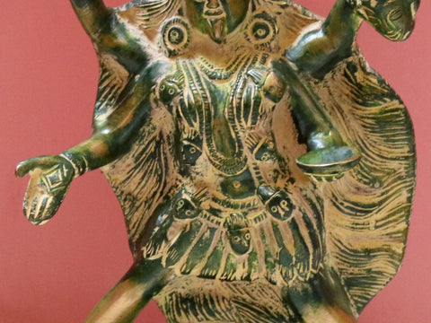 8" The Triumph of Kali | Brass | Goddess Kali