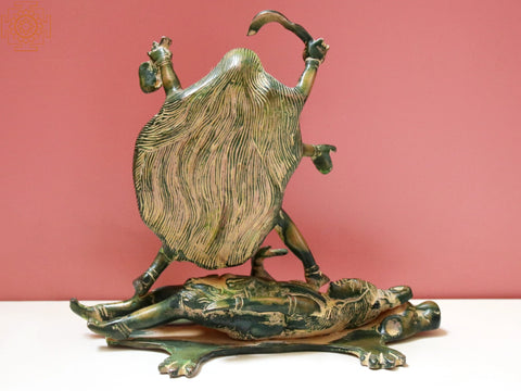 8" The Triumph of Kali | Brass | Goddess Kali
