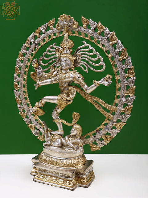 20" Shiva King of Dancers (Nataraja) In Brass | Handcrafted In India