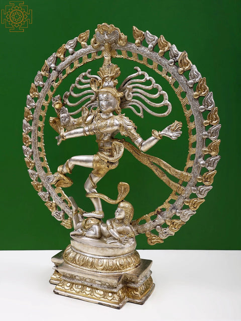 20" Shiva King of Dancers (Nataraja) Brass Statue | Handcrafted In India
