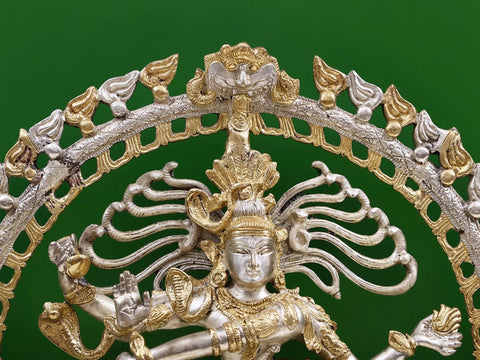 20" Shiva King of Dancers (Nataraja) Brass Statue | Handcrafted In India