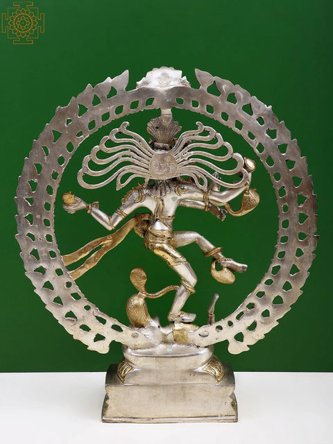 20" Shiva King of Dancers (Nataraja) Brass Statue | Handcrafted In India