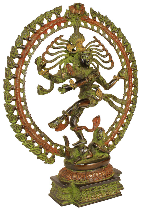 20" Shiva as Nataraja Idol| Handmade Brass Statue