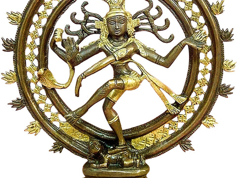 11" Nataraja Brass Murti | Handmade | Made In India