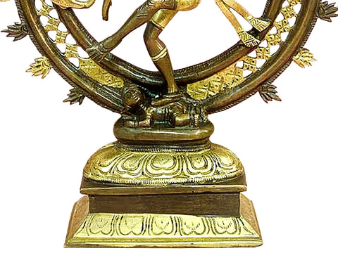 11" Nataraja Brass Murti | Handmade | Made In India