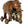 Brass Elephant Figurine on Wheels