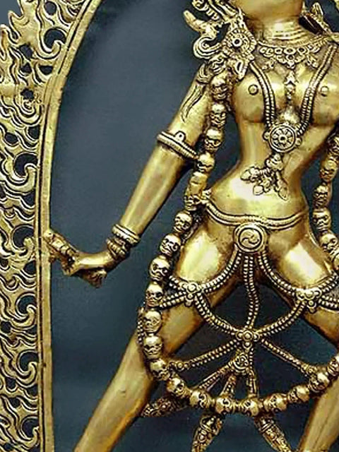 17" Naro Kha Chod (Vajrayogini) in Brass | Handmade | Made in India