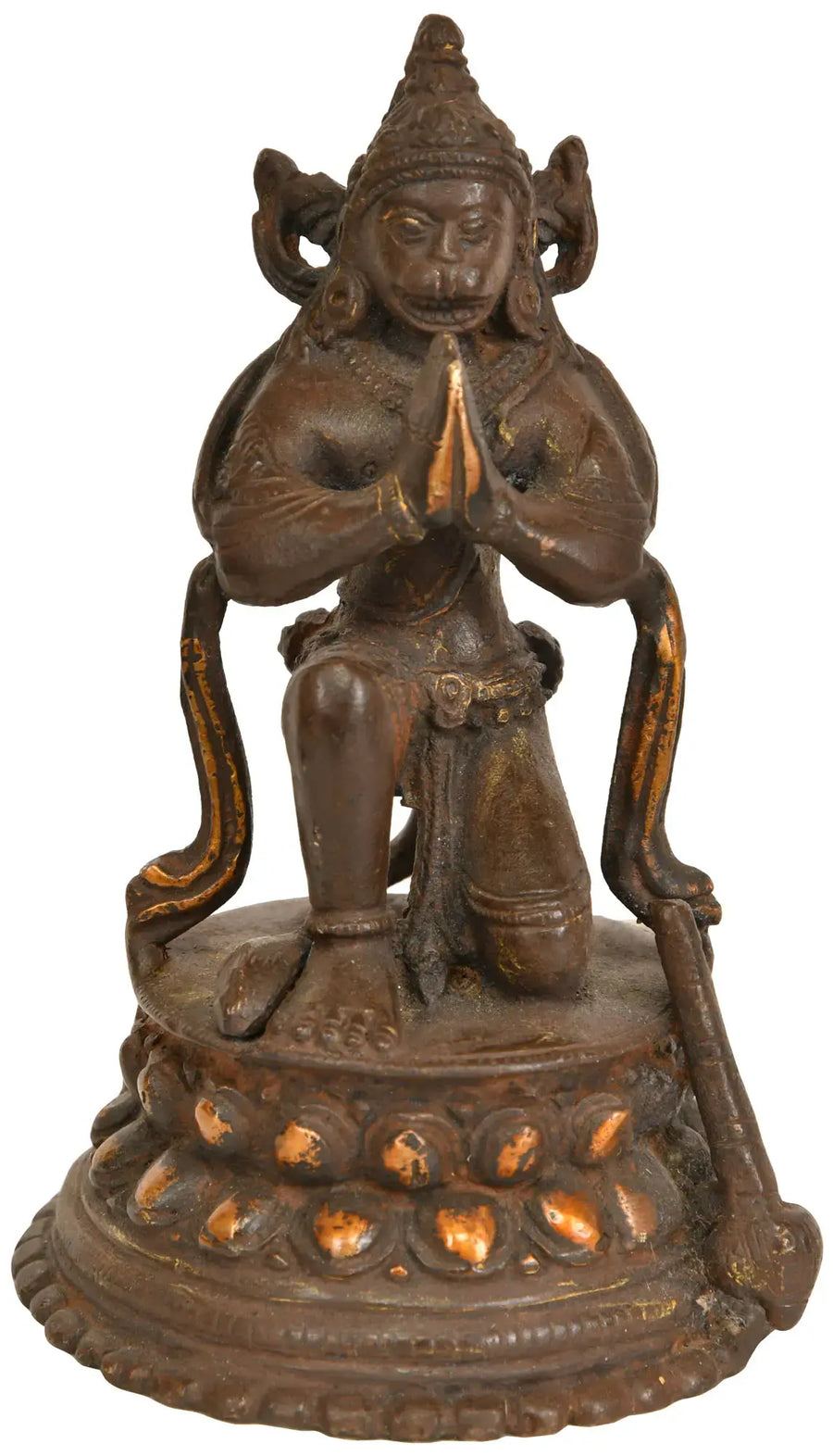 The True Devotee - Lord Hanuman Brass Idol for Pooja