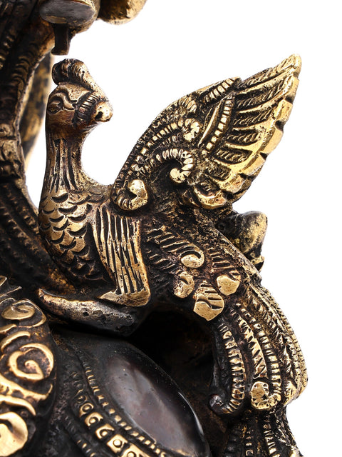 27" Superfine Lord Krishna Playing Flute In Brass | Handmade | Made In India