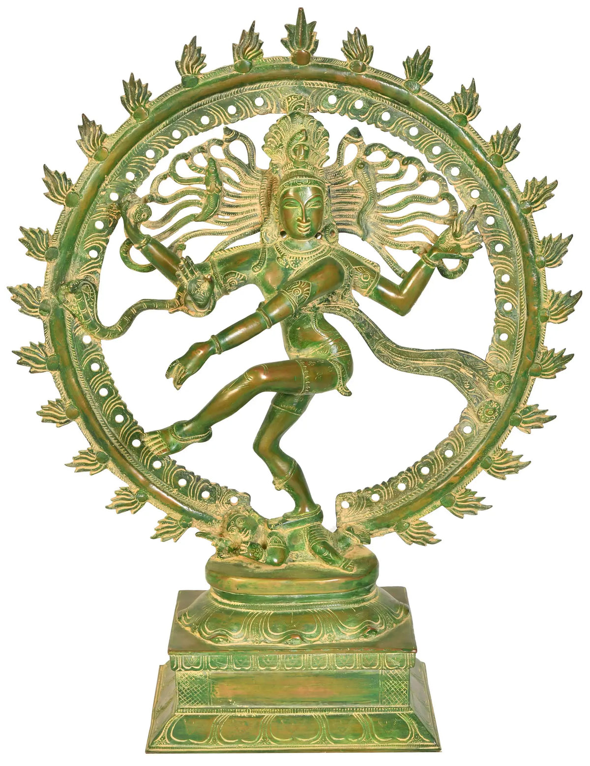 21" Nataraja In Brass | Handmade | Made In India