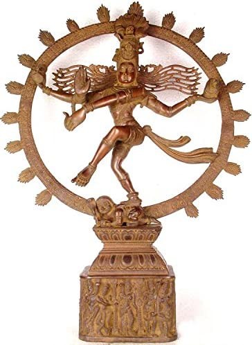 21" Nataraja Handmade Brass Statue for Home Decor