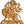 9" Brass Goddess Durga Statue Standing on Rocks | Handmade | Made in India