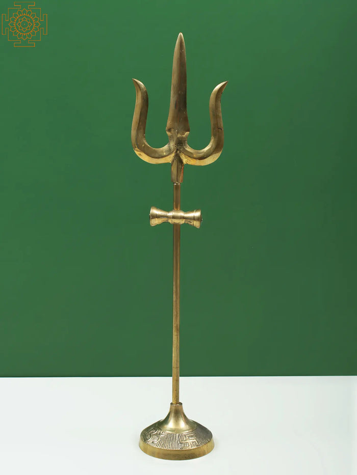 Lord Shiva's Trishul (Trident) in Brass