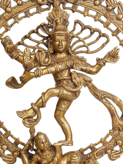 16" Nataraja Brass Statue | Handmade | Made in India