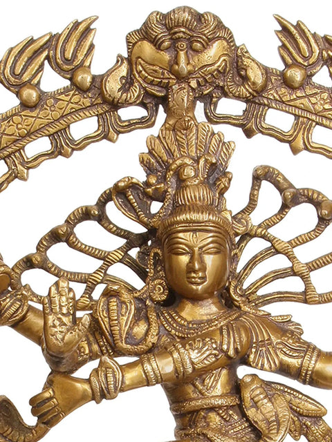 16" Nataraja Brass Statue | Handmade | Made in India