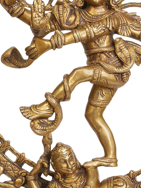 16" Nataraja Brass Statue | Handmade | Made in India