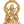 13" Ganesha Idol Dances Under a Temple Arch | Handmade Brass Statue | Made in India