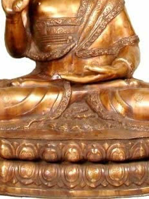 60" Large Size Buddha in Brass | Work Of Art | Handmade | Made In India