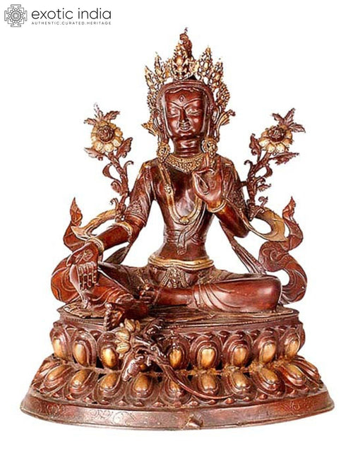 24" The Union of Wisdom and Art Brass Statue Handmade