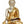 10" Buddha with Golden Robe In Brass | Handmade | Made In India